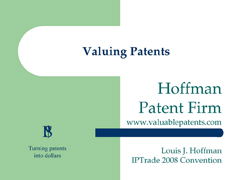 valuingpatents